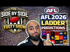 AFL 2026 SEASON LADDER PREDICTIONS & FINALS