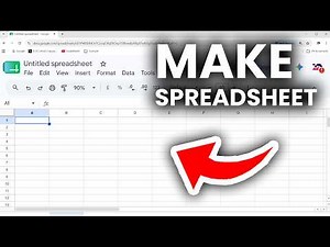 How To Create Google Spreadsheet - Tutorial