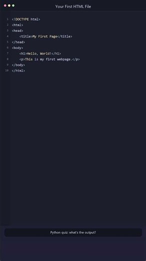Python Tip: Your-First-Html-File-Adv-002
