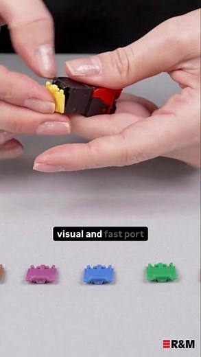 Color coding of the 4th generation of RJ45