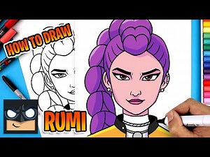 How to Draw Rumi | K Pop Demon Hunters - Videos For Kids