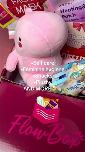FlowBox does it best!❤️👏🏼 #periodcare #flowbox #giveaway #girly #girls #haul #cute #box #selfcare