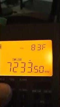 Basics of Ham Radio noise. A weak Chinese Radio Carrier in back ground, and Power line noise comes