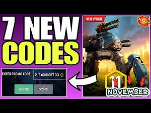 NEWEST 💥 WAR ROBOTS GIFT CODES 2025 | War Robots Codes November 2025 | War Robots Redeem Codes