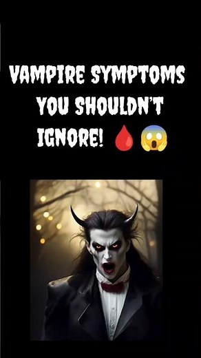 Are These Vampire Symptoms Real