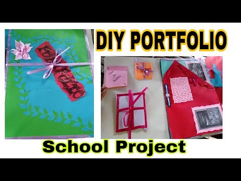 DIY STUDENT PORTFOLIO | Simple and Easy Folder Design Ideas 2021 School Project