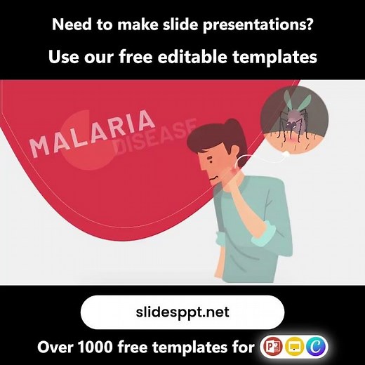 Free Malaria Template for PowerPoint and Google Slides #malariappt