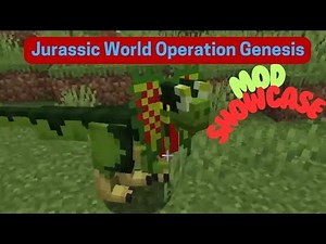 Jurassic World Operation Genesis Mod Showcase | Minecraft