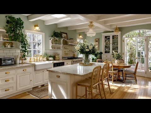 English Cottagecore Kitchens | Timeless Small Farmhouse Design for Cozy Living