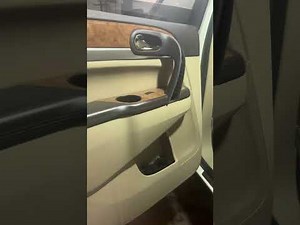 How to replace rear left window glass switch on 2010 Buick Enclave.