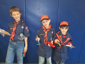 Pinewood Derby Winners Celebrate!