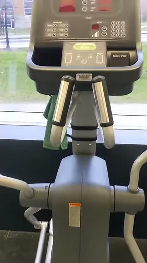 Elliptical control panel set up