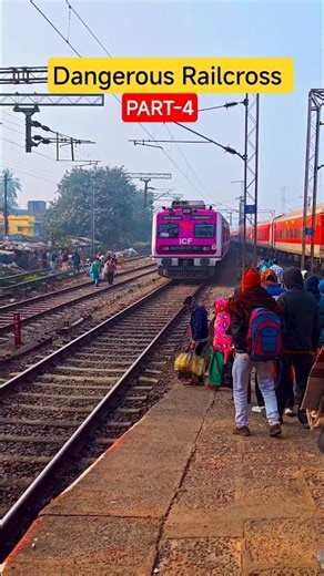 Dangerous Railcross PART-4😱🫣📢#train #trainvideo #railgate #railway #indianrailways #shorts #ytshorts