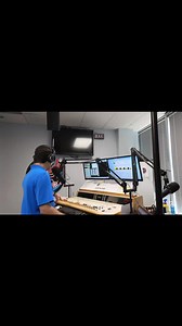 A little behind the scenes radio action👀 Also plugging that you can win 50 cent tix every day during the noon hour this week! | Candy 95