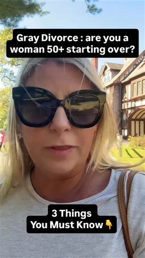 Gray divorce is an epidemic. More women than ever are finding themselves starting over after divorce at the age of 50 and above . If that’s you, here are three things to know that could help you heal your heart faster : 1. You’re Not Starting Over, You’re Starting From Wisdom At this stage of life, you’ve already built a foundation of experience, resilience, and self-awareness. You’re not beginning from scratch; you’re beginning from strength. The divorce is not the end of your story, it’s an in