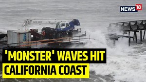 California coast hit by massive huge waves, damaging homes and causing injuries #California #UnitedStates #Waves | News18 | Facebook