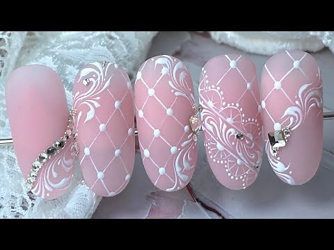Wedding Nails|Wedding Nail Art|Nail Art Matrimonio|Bride Nails|Lace Nail Art|Effetto pizzo 🤍
