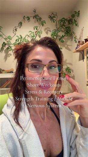 And yes, you get fit as all get out. You build real fitness from the inside out. This becomes your best tool for how you look and perform now and how you age in the second half of life. This work matters. Your future self will thank you and you stop the struggle now instead of fighting your body. #perimenopause #midlifefitness #nervoussystemtraining #muscleasmedicine #fitwithaprilapp