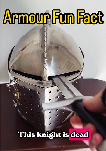 What parts of the armour are designed for what reason? Watch to find what keeps your eyes safe in this episode of Armour Fun Fact!
