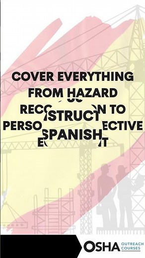OSHA 10 and 30 hour Construction Spanish | OSHA Outreach Courses