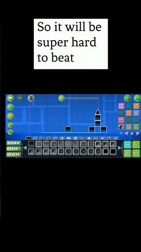 Geometry dash Build Guide (HOW TO MAKE THE BEST LEVEL TUTORIAL) #geometrydash #gd #meme #shorts