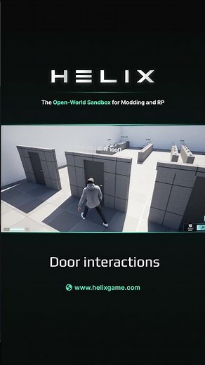 HELIX Sneak Peek: Door interactions in motion 🚪🖐️