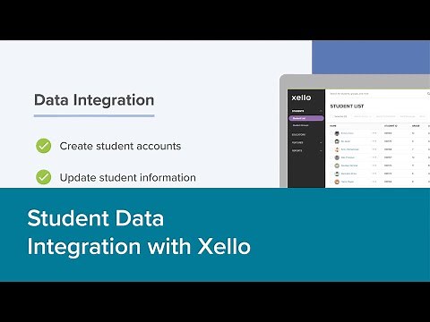Student Data Integration with Xello