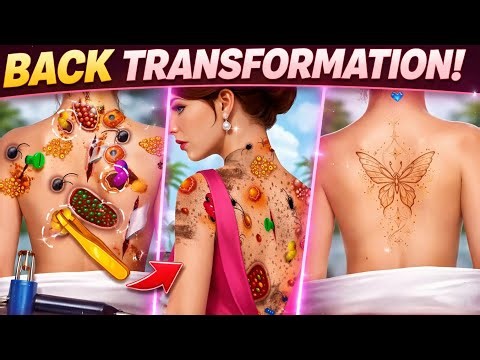 “Back Treatment Transformation 😱 | ASMR”