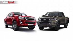 As the Toyota Hilux is launched in India, we compare the only other pick-up SUV available in the country, the Isuzu V-Cross. In the video, we compare the engine, features and specs of both SUVs. However, it all comes down to the pricing as the Indian automotive market is price sensitive. Watch the video to know more. | DriveSpark