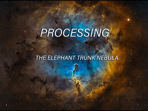 Elephant Trunk Nebula in SHO, Processing With New Techniques