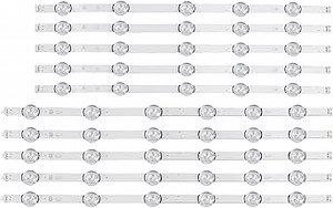 TKDMR 10PCS/Set T550HVF04.2 LED Backlight Strips 55LB5900-UV 55LF6000-UB 55LF6100-UA for LG tv Backlight Replacement