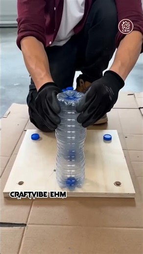 Building a Kids Table from Plastic Bottles?! #craftvibeehm #homedesign #interiordesign