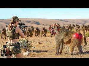 SHOCKING! Insane Moments Hunters Hunt Thousands of Baboons with Perfect Shots - Hunting Documentary