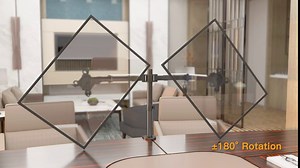 ErGear Dual Monitor Desk Mount Stand, 26.4lbs Heavy-Duty Adjustable Monitor Arms, 17-32" Monitor Stand for 2 LCD Screens, 75mm/100mm VESA, Black - EGCM7