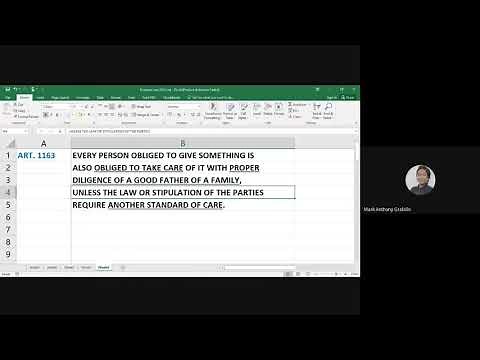 LAW ON OBLIGATIONS: ARTICLES 1163 - 1165 EXPLAINED