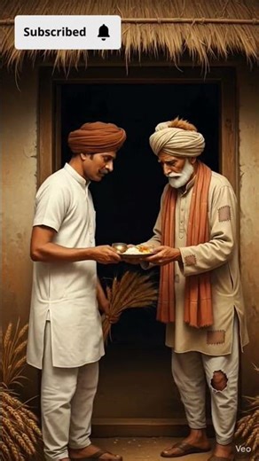 He Shared His Food… Then a Miracle Happened.#ThePoorFarmer #KindnessReturns #KarmaStory