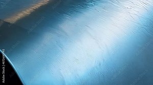 Subtle light reflections on a blue wavy surface texture