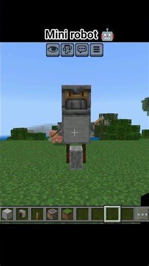 Minecraft Mini robot 🤖#shorts