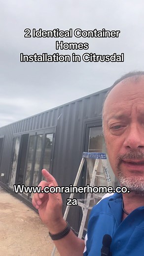 Identical Off-Grid Container Homes in Cape Town