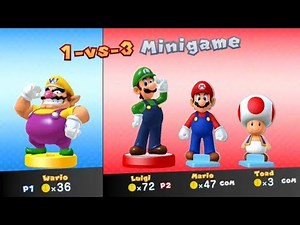 Mario Party 10 - Custom amiibo Board (Mario, Luigi, Wario & DK) - 2 Player