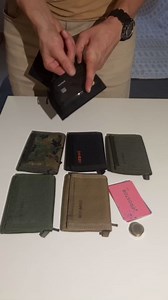 Chameleon Trifold Mens Nylon Wallet-Military Tactical Men Wallets- ID Card Holder - Canvas Thin Front Pocket Travel Wallet-Coin Zipper Pocket