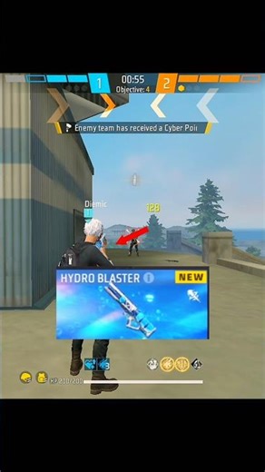 hydro launcher disadvantage in free fire /free fire new gun