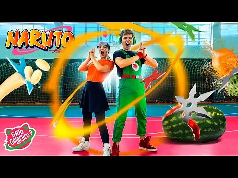TESTEI AS ESTRELAS NINJA MITOLÓGICAS EM UM GINÁSIO !!! | Shuriken no Gato Galactico