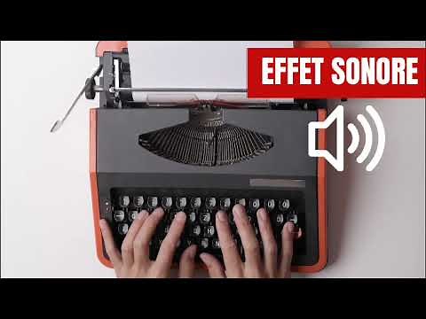 Machine à écrire - Bruitage gratuit et libre - Effects sonores