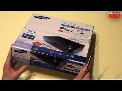 Samsung Smart WiFi Blu-Ray Player Unboxing (BD-E5400)