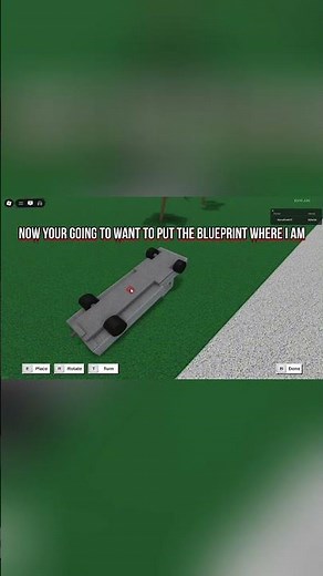 HOW TO UNFLIP YOUR CAR USING BLUEPRINT METHOD - Lumber tycoon 2 #shorts