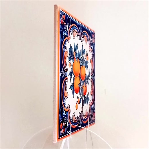 Pack of 5 Italian Deruta Ceramic Tiles: Selectable Patterns, Two Sizes - Etsy