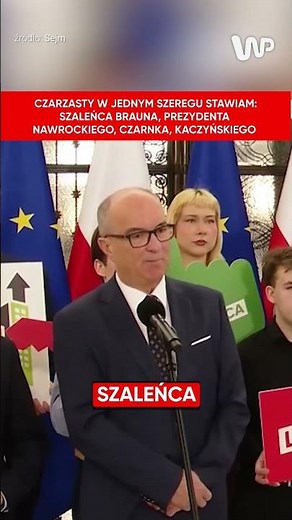 Czarzasty: I put Madman Braun, Nawrocki and Kaczyński in the same row #politics