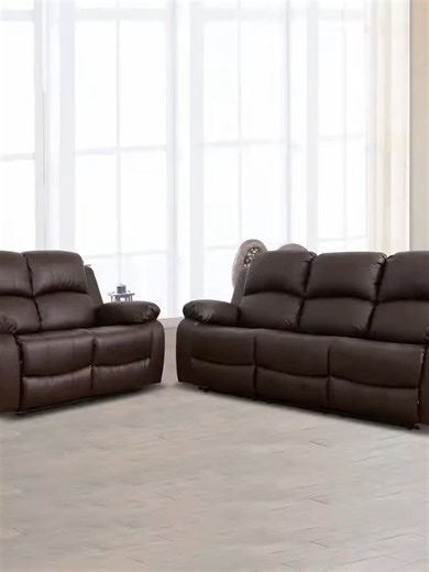 ✨ Valencia Leather Recliner Sofa 3 2 Seater – Luxury Comfort for Modern Living ✨ Upgrade your living room with the Valencia Bonded Leather Recliner 3 2 Sofa Set, designed for unbeatable comfort, premium support and stylish elegance. Featuring a high-back design, padded armrests and soft headrests, this recliner set delivers full-body relaxation like never before. Enjoy smooth manual reclining, allowing you to unwind at your perfect angle. The 3-seater comes with a drop-down console and built-in 