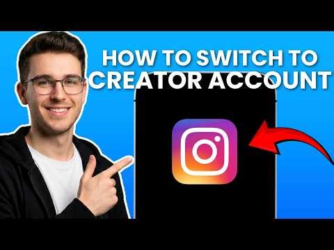 How To Switch To Creator Account In Instagram (2026 FULL GUIDE)